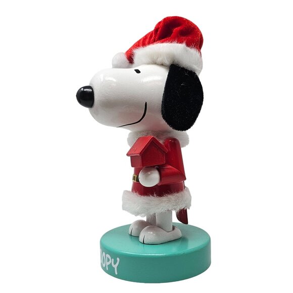 Snoopy Peanuts Christmas 9" Nutcracker In Red Santa Suit - Picture 4 of 4